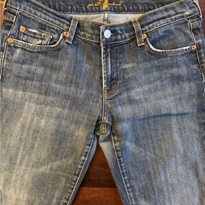 7 For All Mankind WOMANS Blue Boot Cut Jeans size 30
